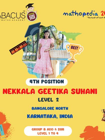 Abacus D Maths Academy - Educational Franchise & Teacher Training Mathopedia: Our Annual Competitions photo 100