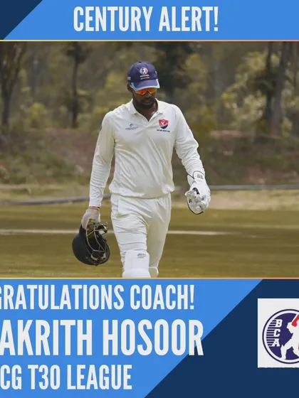 I believe in leading by example. This is a personal milestone, a century in the MCG T30 League, which reinforces the high standards of performance and dedication that I bring to my coaching every single day.