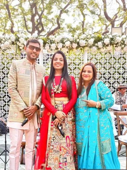 Another shot with my talented team. It's their skill and passion that brings the concept of a musical wedding to life.