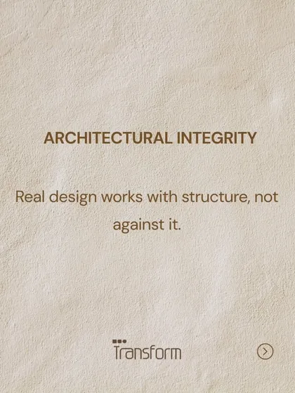 Architectural Integrity: Real design works with a structure, not against it. Honoring the architectural bones of a space is the foundation upon which all successful interior design is built.