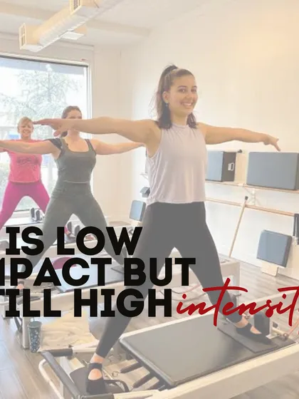 Reason 3: It is low-impact but still high-intensity. You get that satisfying muscle burn and a great workout without putting stress on your joints.