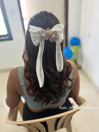 Shruthi - Bridal & Event Hairstyling Modern Styles for Sangeet & Receptions photo 23