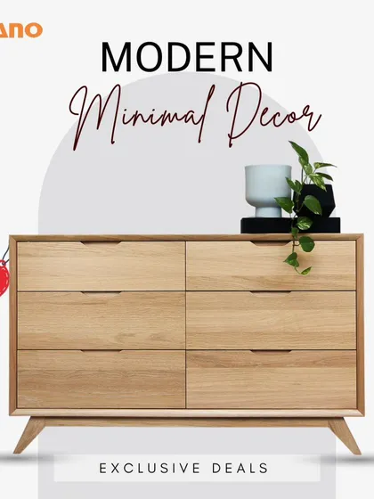 We offer special discounts for wedding furniture. This graphic promotes our exclusive deals on modern and minimal decor for couples designing their new home.