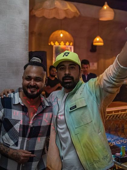 A shot with Rannvijay Singha at the Gillys Super Bar launch. Performing at high-profile corporate and launch events is a key part of what I do.