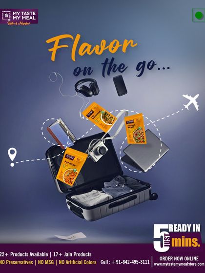 Pack your bags with everything you need for your trip, including your favorite meals. My food packets are designed to be lightweight and portable, fitting easily into your luggage.