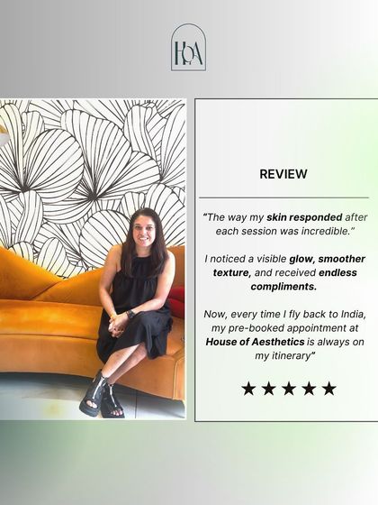 "The way my skin responded after each session was incredible." This review from a client who flies in from abroad for her appointments is a testament to the lasting results and trust we build.