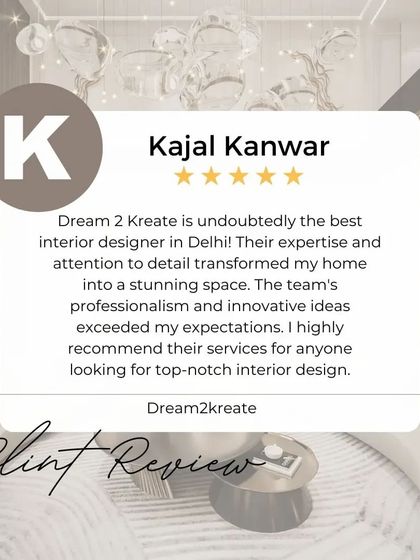 Kajal, thank you for calling us the best interior designer in Delhi. I'm thrilled that our expertise and attention to detail transformed your home into a stunning space.