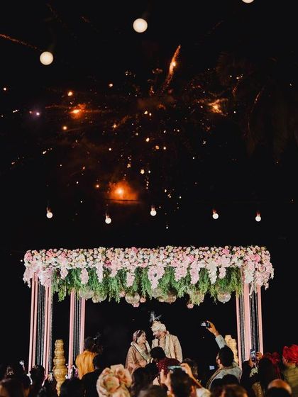 Flinters Management - Custom Wedding Design & Decor Glamorous Sangeet & Reception Nights photo 88
