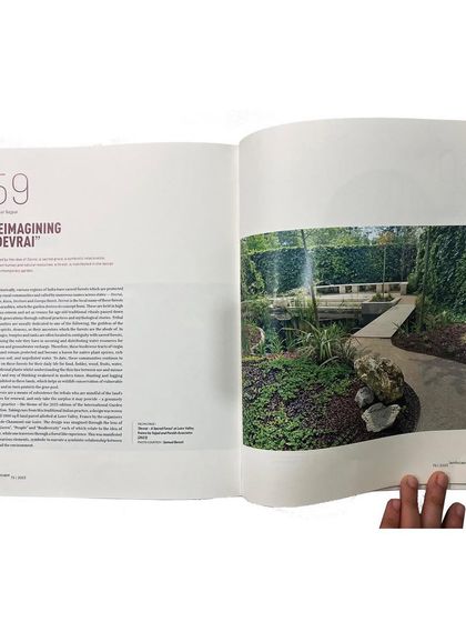 Our 'Reimagining Devrai' project was featured in a special edition of the LA Journal. This publication allowed us to share the deep cultural and ecological story behind our garden with a wider audience.
