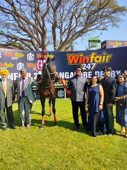 'Masato', champion of The Mysore Race Club Trophy.