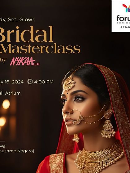 This is the official poster from my recent Bridal Masterclass in partnership with Nykaa Luxe. I love opportunities to teach and share my knowledge with a wider audience.