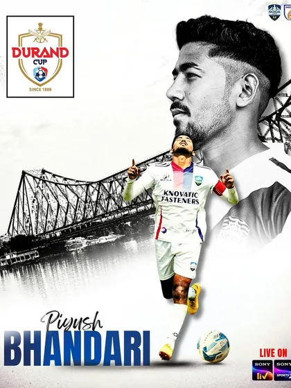 Our captain and serial winner, Piyush Bhandari, is ready for the Durand Cup. Watch him live and support one of Delhi NCR's best talents.