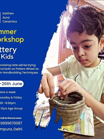 My summer workshop for kids, running from June 4th to 26th. This poster provides all the details, including dates, times, and age group.