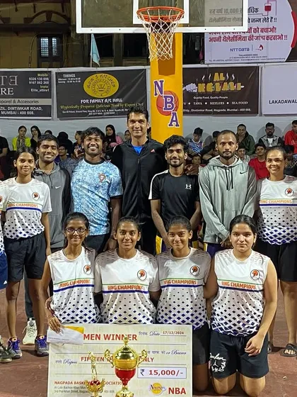 I am incredibly proud of our Ring Champions Women’s Team, who won the Nagpada Basketball Tournament. This photo captures the spirit of teamwork and victory that we foster in all our athletes.