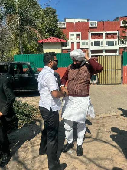 A respectful exchange with Amarinder Singh Raja Warring. His leadership in Punjab is an inspiration for us in Haryana.