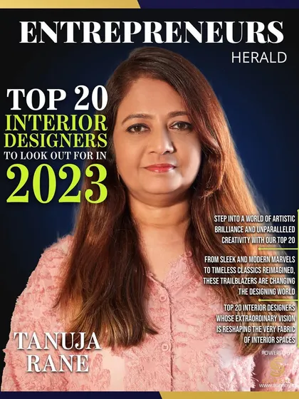 We are honored to be recognized by Entrepreneurs Herald as one of the "Top 20 Interior Designers To Look Out For In 2023." This feature is a testament to our 27 years of dedication to creating exceptional spaces for our clients.