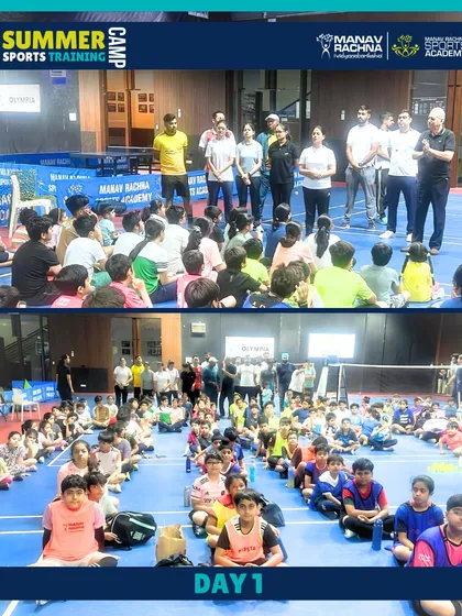 Day 1 of our Summer Camp kicked off with incredible energy. Dronacharya Awardee Shri Sarkar Talwar inaugurated the camp, inspiring children to choose fitness, friendship, and fun this summer.