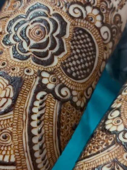 A super close-up macro shot of the intricate details in one of my designs.