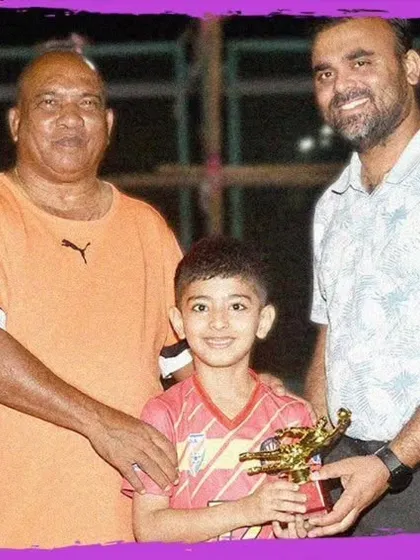 Daksh Sharma's excellent saves earned him the Best Goalkeeper award for the Under-9s at the GenNext Tournament.