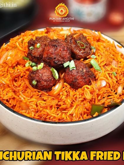 What a combination. We've mixed our spicy Manchurian Tikka with flavourful Fried Rice for a dish that's the best of both worlds.