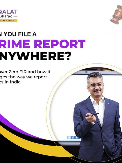 Can you file a crime report anywhere in India? Yes. The Zero FIR system is a crucial reform that allows victims to report a crime at any police station, regardless of jurisdiction, ensuring that immediate action can be taken without procedural delays.