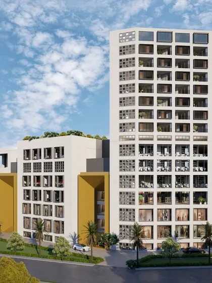 A preview of our project for Casica Developers in Siliguri. Rising up to 50 meters, its distinct volumes are planned to make a strong addition to the city's skyline, offering unparalleled views and services.