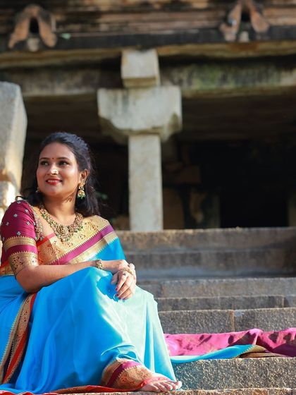 Designer Trends - Ethnic & Occasion Wear Rental Elegant Kanchi & Silk Sarees photo 25