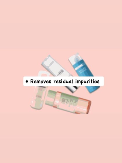 Toners can also help remove any residual impurities, like dirt or makeup, that your cleanser might have missed.