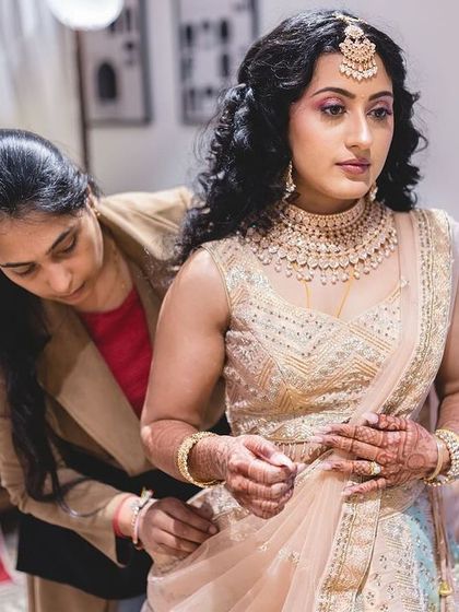 Makeovers by Mahalakshmi - Bridal & Wedding Makeup Behind the Scenes: The Art of Transformation photo 6