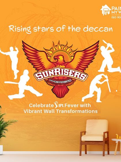 Paint My Walls - Painting Services IPL Fan Walls: Wear Your Team's Colors photo 26