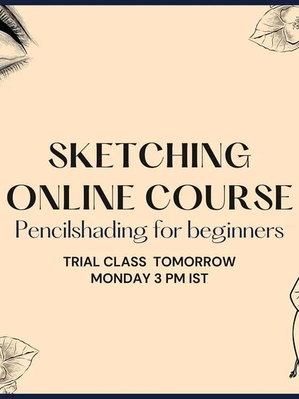 Announcing our next Sketching and Pencil Shading course for beginners. A trial class is available for this structured 10-class online course for children aged 8-14.