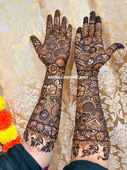 Another angle of the same design, highlighting the consistency and detail across both arms.