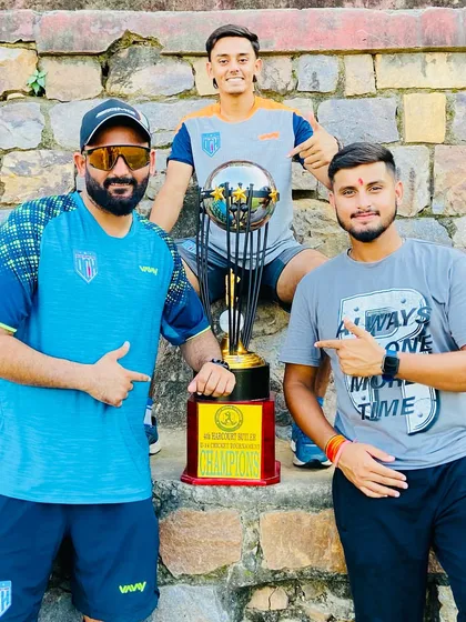 It's all about the team. Celebrating our tournament win with the players who made it happen.