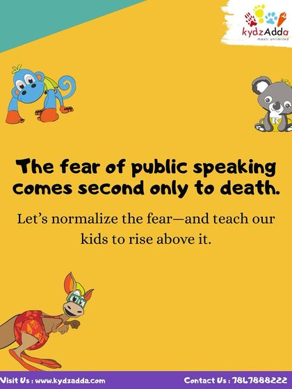Did you know the fear of public speaking is one of the most common fears? In our podcast, we talk about normalizing this fear and teaching our kids to rise above it.