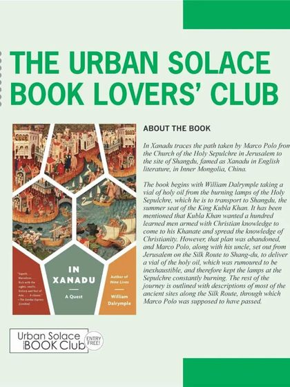 A closer look at the book "In Xanadu," which traces Marco Polo's journey. We provide these details to give context and spark curiosity before our meetings.