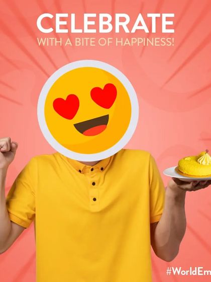 This World Emoji Day, we're celebrating with a bite of happiness. Let our delectable desserts express all your heart-eyed feelings.