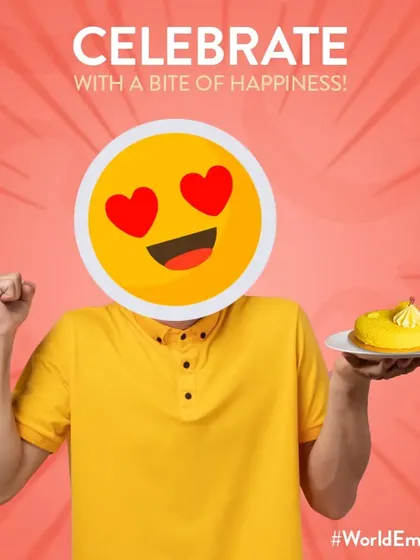 This World Emoji Day, we're celebrating with a bite of happiness. Let our delectable desserts express all your heart-eyed feelings.