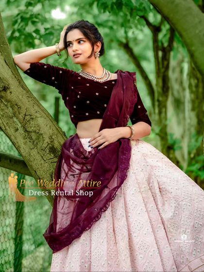 Pre Wedding Attire - Pre-Wedding Outfit Rental Regal Lehengas & Skirt Sets photo 43