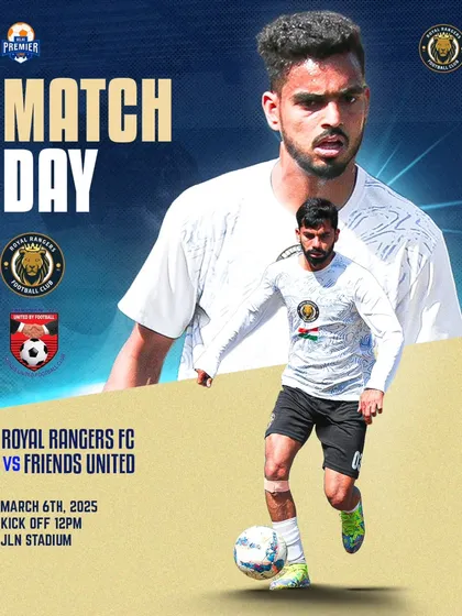 The stage is set for our match against Friends United. We are ready to give it our all in the Delhi Premier League.