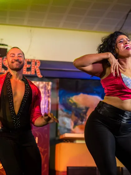 The feeling of pure expression. This moment from a performance shows how we connect with the music on an emotional level, a key part of my coaching philosophy.