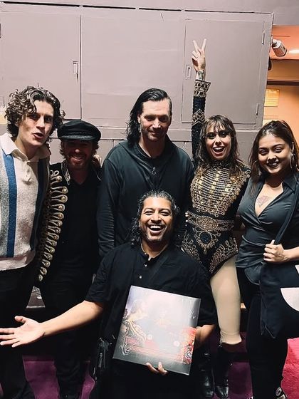 The whole crew! Such an honor to be in the presence of this much talent.