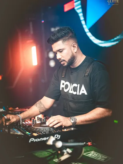 Focused and in the zone at Glitte Superclub. This is a close-up of me working the Pioneer DJ setup, crafting the perfect mix to keep the energy high all night.
