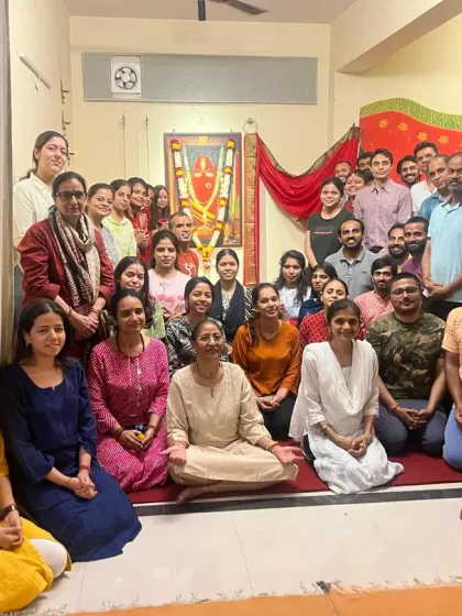 A beautiful group photo of our Sangha. These moments of coming together as a spiritual family are what make this space truly special.