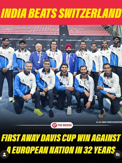 This graphic from The Bridge says it all. Being part of the support staff for the first away Davis Cup win against a European nation in 32 years is a career highlight. It's a testament to the team's hard work and preparation.