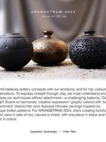 Clay Station - Pottery & Ceramics Classes & Workshops Our Community Showcase: Arangetram & Hunar photo 141