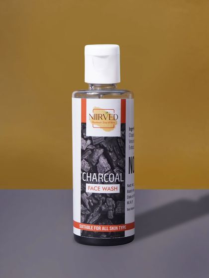 My Charcoal Facewash detoxifies, purifies, and balances your skin. It deep cleanses pores and helps control acne and blackheads, leaving your skin feeling fresh and rejuvenated.