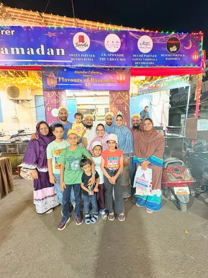 A beautiful family enjoying the festive atmosphere. Thank you for visiting.