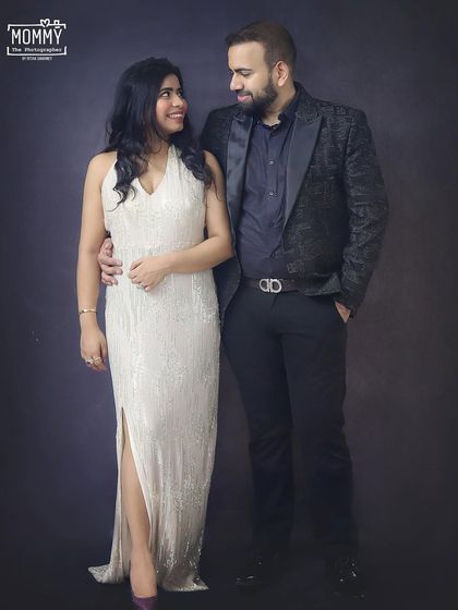 A beautiful couple's portrait. Even after the baby arrives, it's so important to capture the love between the parents. They look so elegant and in love.