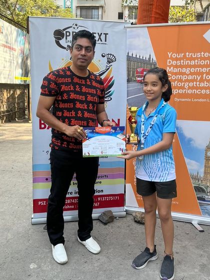 Another shot of champion Nitika with her well-deserved trophy and certificate. These moments are what make all the hours of training worthwhile.