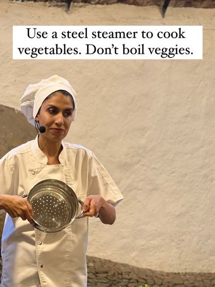 A crucial kitchen tip: always steam your vegetables instead of boiling them. Steaming preserves vital nutrients, texture, and flavor. You can even use the leftover water as a nutrient-rich stock for your dals and soups.